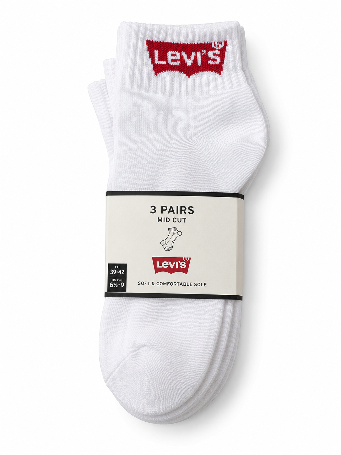 Calcetines Levi's Mid Cut 3 Pack