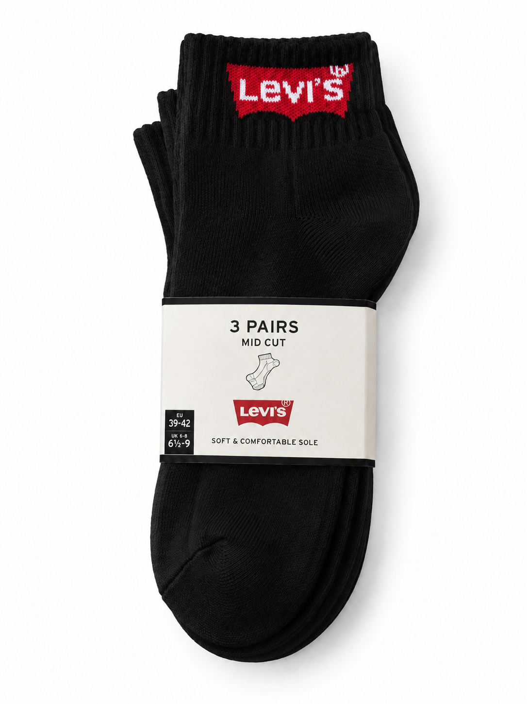 Calcetines Levi's Mid Cut 3 Pack